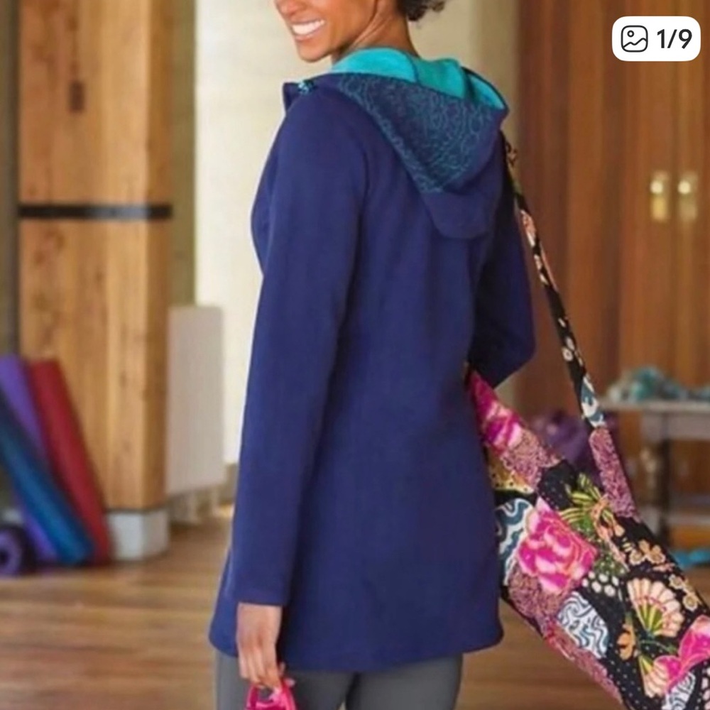 Athleta Swara Jacket with Patterned Hood